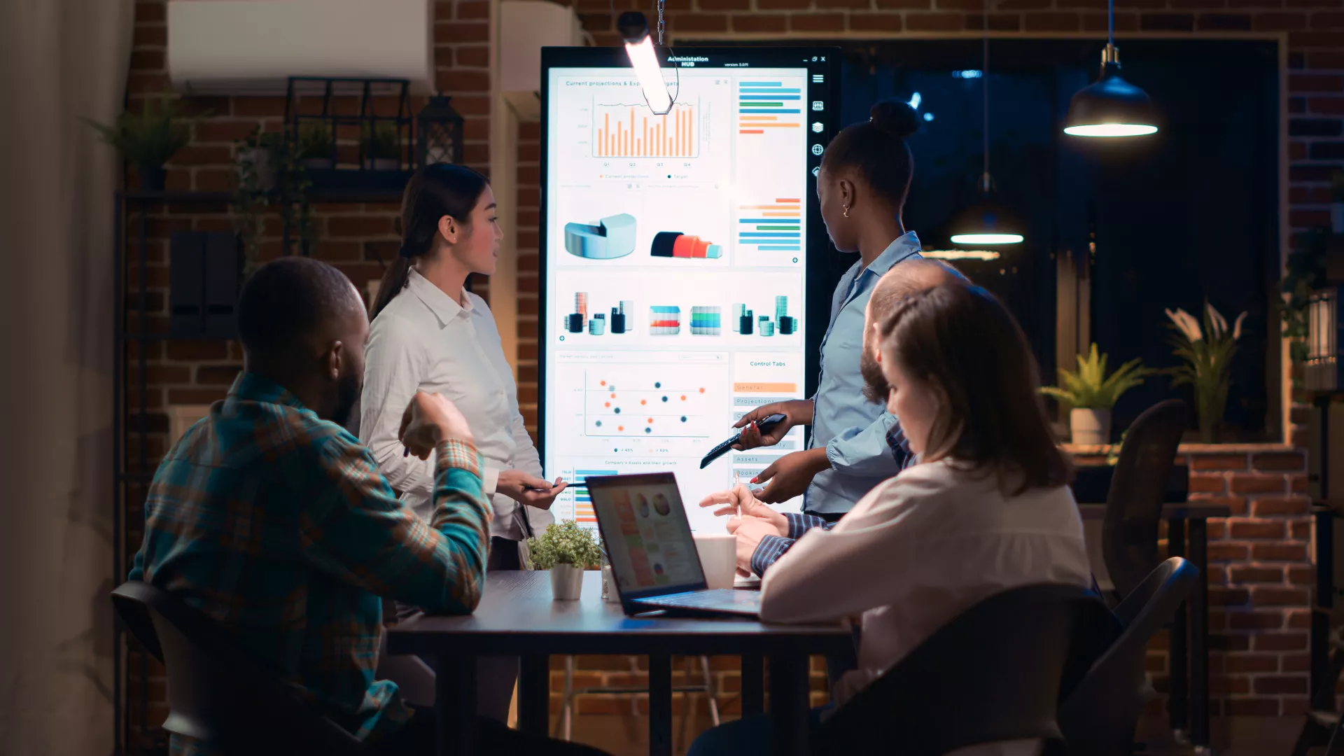 data visualization adobe stock